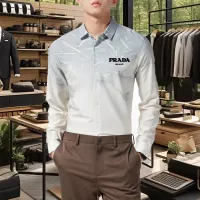 $56.00 USD Prada Shirts Long Sleeved For Men #1374901