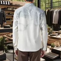 $56.00 USD Prada Shirts Long Sleeved For Men #1374901