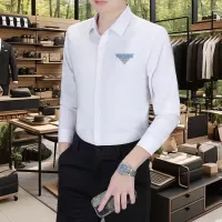 $56.00 USD Prada Shirts Long Sleeved For Men #1374904