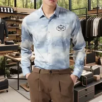 $56.00 USD Prada Shirts Long Sleeved For Men #1374909
