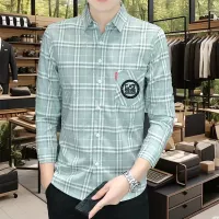 $56.00 USD Armani Shirts Long Sleeved For Men #1374931