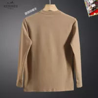$40.00 USD Hermes T-Shirts Long Sleeved For Men #1375627