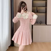 $85.00 USD Chanel Dresses Long Sleeved For Women #1376843