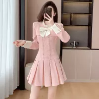 $85.00 USD Chanel Dresses Long Sleeved For Women #1376843