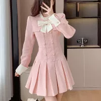 $85.00 USD Chanel Dresses Long Sleeved For Women #1376843