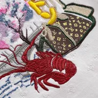 $56.00 USD Louis Vuitton LV T-Shirts Long Sleeved For Men #1377206