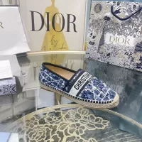 $85.00 USD Christian Dior Flat Shoes For Women #1377883