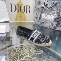 $85.00 USD Christian Dior Flat Shoes For Women #1377885