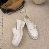 $112.00 USD Chanel Leather Shoes For Women #1378011