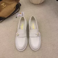 $112.00 USD Chanel Leather Shoes For Women #1378012