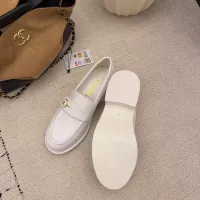 $112.00 USD Chanel Leather Shoes For Women #1378012