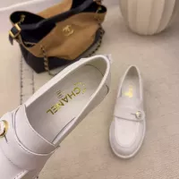 $112.00 USD Chanel Leather Shoes For Women #1378012