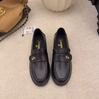 $112.00 USD Chanel Leather Shoes For Women #1378015