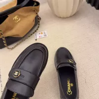 $112.00 USD Chanel Leather Shoes For Women #1378015