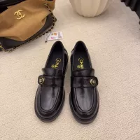 $112.00 USD Chanel Leather Shoes For Women #1378018