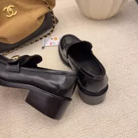 $112.00 USD Chanel Leather Shoes For Women #1378018
