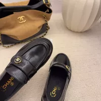 $112.00 USD Chanel Leather Shoes For Women #1378018