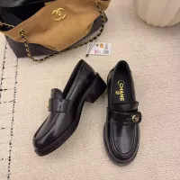 $112.00 USD Chanel Leather Shoes For Women #1378018