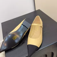 $108.00 USD Chanel Flat Shoes For Women #1378021
