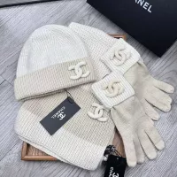 $72.00 USD Chanel Hat and Scarf and Glove Set #1378218