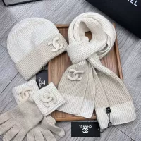 $72.00 USD Chanel Hat and Scarf and Glove Set #1378218