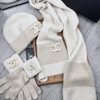 $72.00 USD Chanel Hat and Scarf and Glove Set #1378218