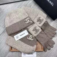 $72.00 USD Chanel Hat and Scarf and Glove Set #1378219