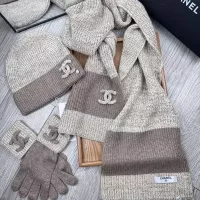 $72.00 USD Chanel Hat and Scarf and Glove Set #1378219