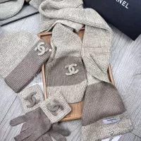 $72.00 USD Chanel Hat and Scarf and Glove Set #1378219