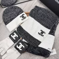 $72.00 USD Chanel Hat and Scarf and Glove Set #1378220