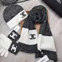 $72.00 USD Chanel Hat and Scarf and Glove Set #1378220
