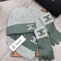 $72.00 USD Chanel Hat and Scarf and Glove Set #1378221