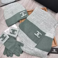 $72.00 USD Chanel Hat and Scarf and Glove Set #1378221