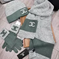 $72.00 USD Chanel Hat and Scarf and Glove Set #1378221