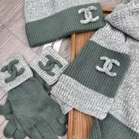 $72.00 USD Chanel Hat and Scarf and Glove Set #1378221