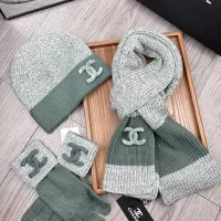 $72.00 USD Chanel Hat and Scarf and Glove Set #1378221