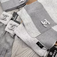 $72.00 USD Chanel Hat and Scarf and Glove Set #1378222