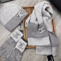 $72.00 USD Chanel Hat and Scarf and Glove Set #1378222