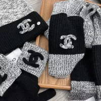 $72.00 USD Chanel Hat and Scarf and Glove Set #1378223