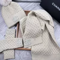 $52.00 USD Chanel Hat and Scarf and Glove Set #1378233
