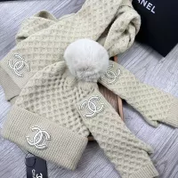 $52.00 USD Chanel Hat and Scarf and Glove Set #1378233