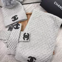 $52.00 USD Chanel Hat and Scarf and Glove Set #1378234