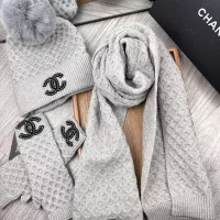 $52.00 USD Chanel Hat and Scarf and Glove Set #1378234