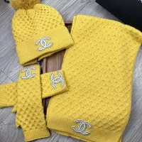 $52.00 USD Chanel Hat and Scarf and Glove Set #1378235