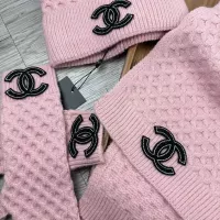 $52.00 USD Chanel Hat and Scarf and Glove Set #1378236