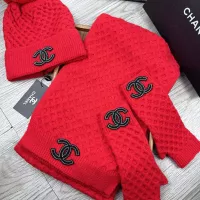 $52.00 USD Chanel Hat and Scarf and Glove Set #1378237