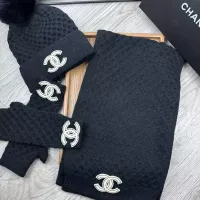 $52.00 USD Chanel Hat and Scarf and Glove Set #1378238