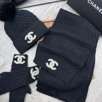 $52.00 USD Chanel Hat and Scarf and Glove Set #1378238
