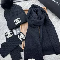 $52.00 USD Chanel Hat and Scarf and Glove Set #1378238