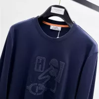 $82.00 USD Hermes T-Shirts Long Sleeved For Men #1378430